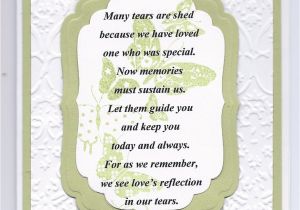 Simple Words for A Sympathy Card Many Tears Sympathy Card with Images Sympathy Card