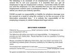 Simple Work Contract Template 23 Sample Employment Contract Templates Docs Word