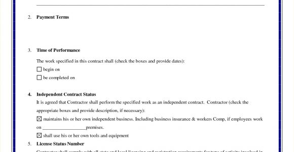 Simple Works Contract Template Simple Contract Agreement Business Mentor