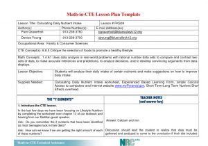 Singapore Math Lesson Plan Template Math Lesson Plan Template Ideasplataforma Com