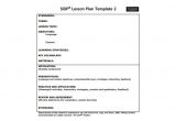 Siop Lesson Plan Template 2 Example 9 Siop Lesson Plan Templates Doc Excel Pdf Free
