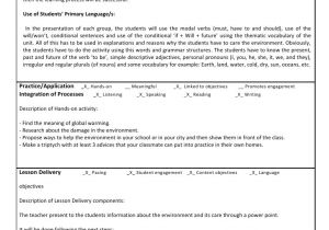 Siop Lesson Plan Template 2 Example Siop Unit Lesson Plan Template Sei Model