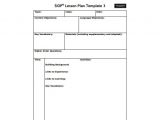Siop Lesson Plan Template 4 Siop Lesson Plan Template 8 Free Sample Example