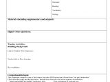 Siop Lesson Plan Template 4 Siop Lesson Plan Template Tryprodermagenix org
