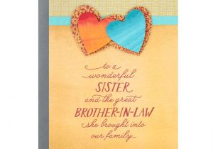 Sister and Brother In Law Anniversary Card Birthday Cards for Brother In Law Card Design Template
