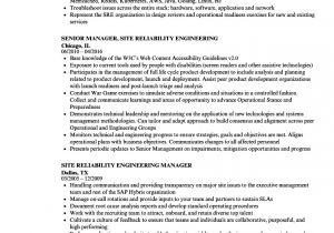 Site Engineer Resume Site Reliability Engineering Resume Samples Velvet Jobs
