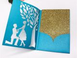 Size Of An Invitation Card Wedding Invitation Card Bride and Groom Pattern Love Card
