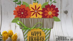 Sizzix Card Flower and Circle Drop-ins Pin On Cricut Card Fold Its