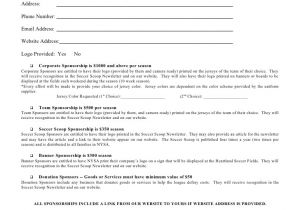 Skateboard Sponsorship Contract Template Sponsorship Application form