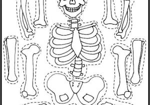 Skeleton Template to Cut Out Printable Halloween Skeleton Cut Out Coloring Download