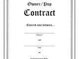 Slave Contract Template Pup Play Contract Hard Copy soft Hard Cover
