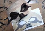 Sloth Mask Template Happenstance Wedding Felt Animal Masks