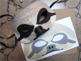Sloth Mask Template Happenstance Wedding Felt Animal Masks