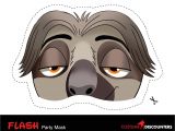 Sloth Mask Template Sloth Face Template Related Keywords Sloth Face Template
