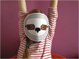 Sloth Mask Template Sloth Mask for Children Pdf by Dieknuschels Printables