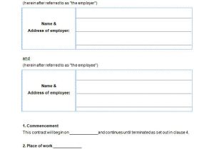 Small Business Employee Contract Template Business Contract Template 10 Free Word Pdf Documents
