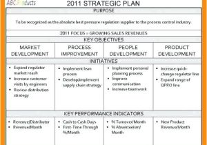 Small Business Strategic Planning Template Download Rare