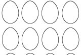 Small Easter Egg Template Blank Easter Egg Templates Colouring Page Art