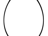 Small Easter Egg Template Blank Easter Egg Templates