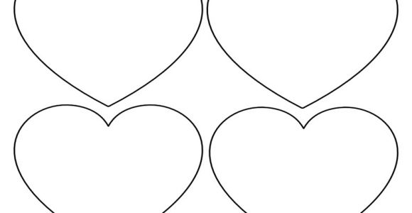 Small Heart Template to Print Free Printable Heart Templates Large Medium Small