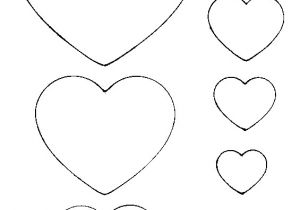 Small Heart Template to Print My Craft Notebook Kalp Sablonlari Heart Template