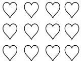 Small Heart Template to Print Small Heart Template Printable Clipart Best