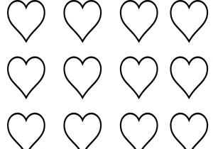 Small Heart Template to Print Small Heart Template Printable Clipart Best