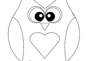 Small Owl Template Printable Owl Template for Kids