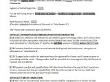 Small Works Contract Template Sample Construction Contract 15 Examples In Pdf Word