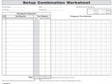Smed Template Smed Quick Changeover Setup Combination Worksheet
