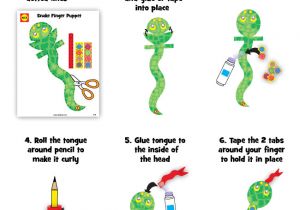 Snake Puppet Template Snake Finger Puppet Craft Alexbrands Com