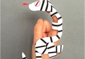 Snake Puppet Template Snake Finger Puppets Mr Printables