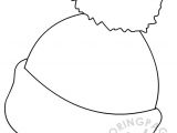 Snow Hat Template Winter Hat Picture Coloring Page
