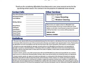Snow Plowing Bid Proposal Template 19 Snow Plowing Contract Templates Doc Pdf Free