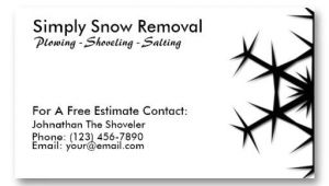 Snow Plowing Business Card Template 1000 Images About Snow Removal Business Cards On