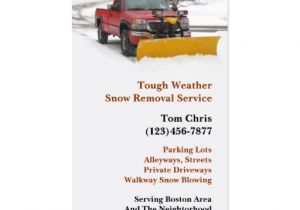 Snow Plowing Business Card Template Snow Plow Business Card Templates Bizcardstudio