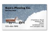 Snow Plowing Business Card Template Snow Plow Plowing Service Snow Removal Magnetic