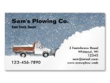 Snow Plowing Business Card Template Snow Plow Plowing Service Snow Removal Magnetic