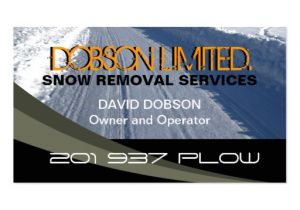 Snow Plowing Business Card Template Snow Plowing Business Card Zazzle