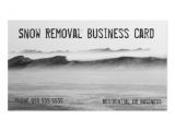 Snow Plowing Business Card Template Snow Removal Lake Michigan Blizzard Business Card