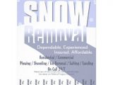 Snow Plowing Flyer Template Snow Plowing Service Removal Business Flyer Zazzle