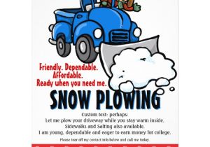 Snow Plowing Flyer Template Snow Plowing Service Snow Removal Business Flyer