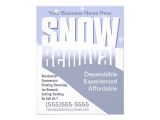 Snow Plowing Flyer Template Snow Removal Plowing Customizable Template Flyer Design