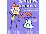 Snow Plowing Flyer Template Snow Removal Plowing Shoveling Flyer Zazzle Com