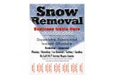 Snow Plowing Flyer Template Snow Removal Plowing Tear Sheet Template Flyer Design Zazzle