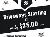 Snow Plowing Flyer Template Snow Removal Snow Clearing Stayner Creemore On