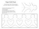 Snowman Paper Chain Template 5 Best Images Of Printable Paper Chain People Template