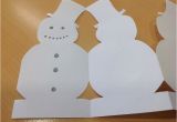 Snowman Paper Chain Template Paper Chain Snowmen Snowman Paper Chain Image 6