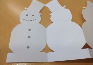 Snowman Paper Chain Template Paper Chain Snowmen Snowman Paper Chain Image 6