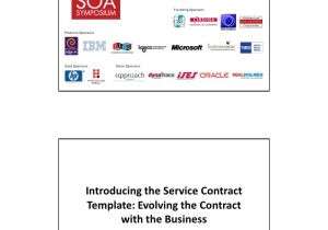 Soa Service Contract Template Arnaud Simon Service Contract Template